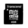   Transcend miniSDHC Class 4 4Gb
