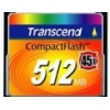   Transcend CompactFlash 45X 512Mb